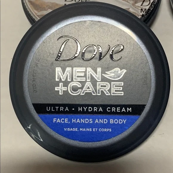 Dove Men+Care Ultra Hydra Cream Face Hands Body 2-2.5 oz New - Picture 3 of 8